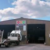 AAA Rego and Repair workshop exterior with its traffic light sign